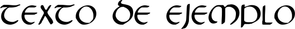Image preview of font Tristram Shadow