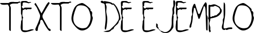 Image preview of font Voices in my Head
