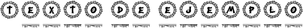 Image preview of font Webi Halloween Monogram