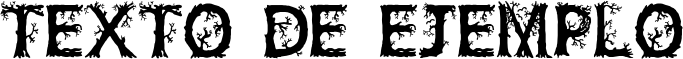 Image preview of font JFWildWood